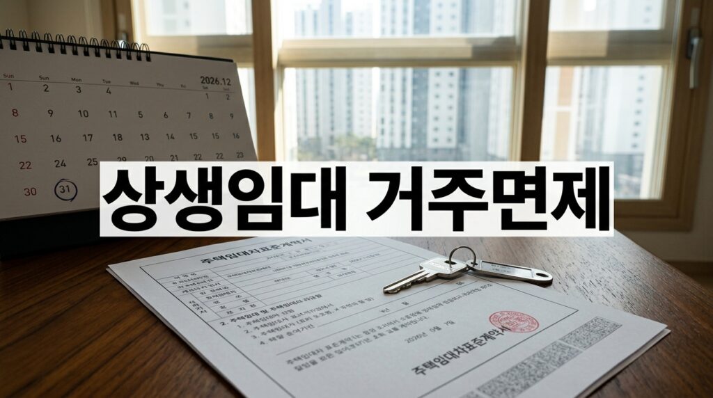 상생임대주택 2026년 12월 31일 계약 마감: 거주요건 면제 요건과 개편안 양도기한 총정리