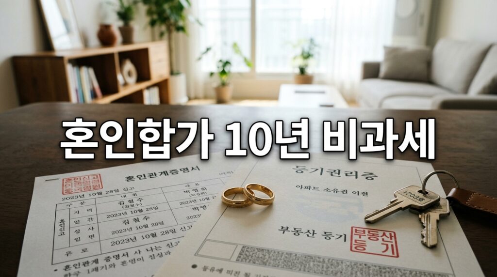 결혼해서 2주택이 됐다면: 혼인한 날부터 10년 내 먼저 파는 집 비과세