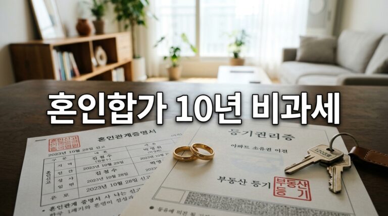 결혼해서 2주택이 됐다면: 혼인한 날부터 10년 내 먼저 파는 집 비과세