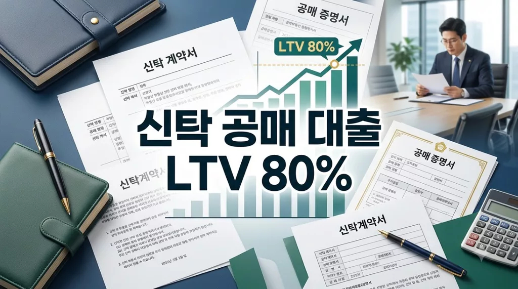 신탁공매 대출: 소유권 넘기고 방공제 없이 LTV 80% 꽉 채우는 법