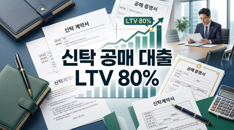 신탁공매 대출: 소유권 넘기고 방공제 없이 LTV 80% 꽉 채우는 법