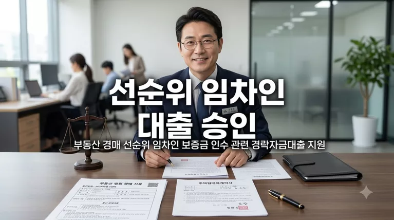 대항력 있는 선순위임차인 인수 시 경락잔금대출 승인 조건