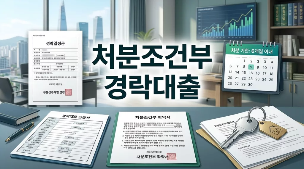 기한 내 안 팔면 대출 즉시 회수? 1주택자 처분 조건부 경락대출 규제 및 실거주 의무 체크리스트