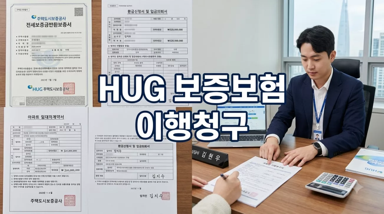 HUG전세보증보험 이행청구 기간 및 소송 없이 보증금 1달 만에 받는 법
