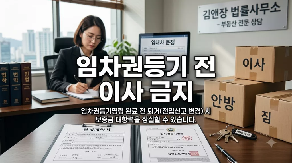 임차권등기명령 완료 전 짐 빼면 안 되는 이유: 대출 연장과 대항력 유지