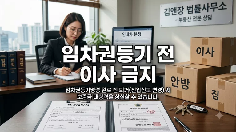 임차권등기명령 완료 전 짐 빼면 안 되는 이유: 대출 연장과 대항력 유지