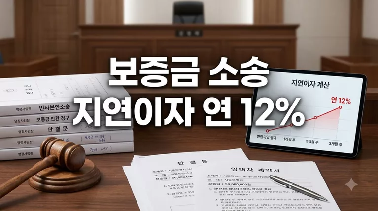 보증금 반환 소송 지연이자 연 12% 청구 및 소송 비용 집주인에게 받기
