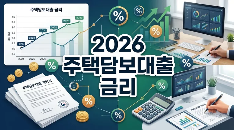 2026 주택담보대출 금리 비교 및 중도상환수수료 면제 타이밍 잡기