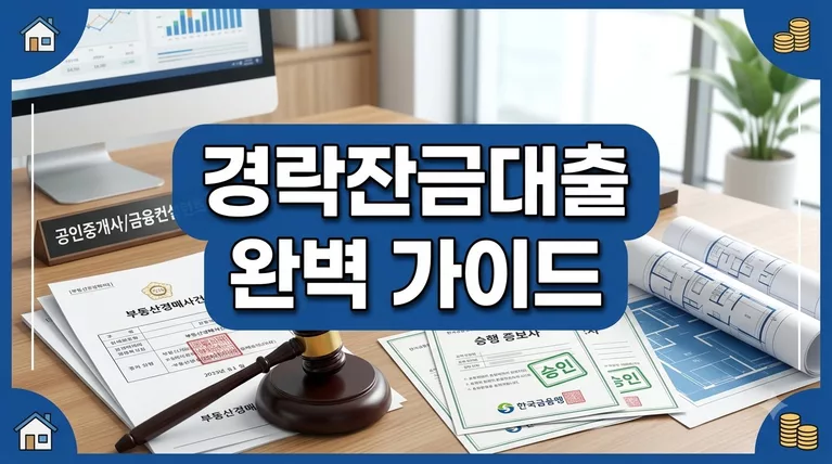 경락잔금대출 자격 및 한도 총정리: 방공제 5,500만 원 차감 피하고 LTV 80% 받는 완벽 가이드