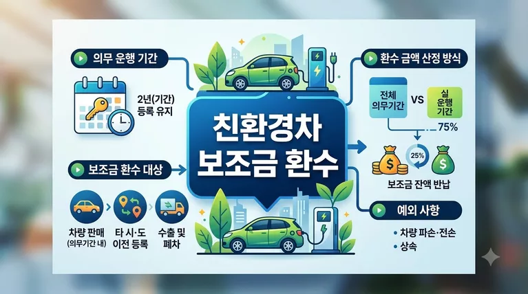 전기차 중고로 팔았더니 보조금 토해내라? 환수율 412% 폭증한 친환경차 보조금의 덫