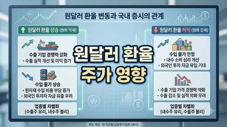 원달러 환율 주가 영향 실전 분석, 환율 급등할 때 코스피 손실 피하는 4단계 대응법