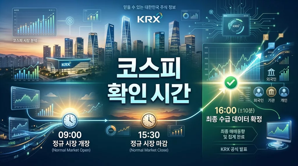 장 시작 1시간 코스피 수급 확인 시간 체크 루틴, 9시부터 10시까지 타임테이블 대응법