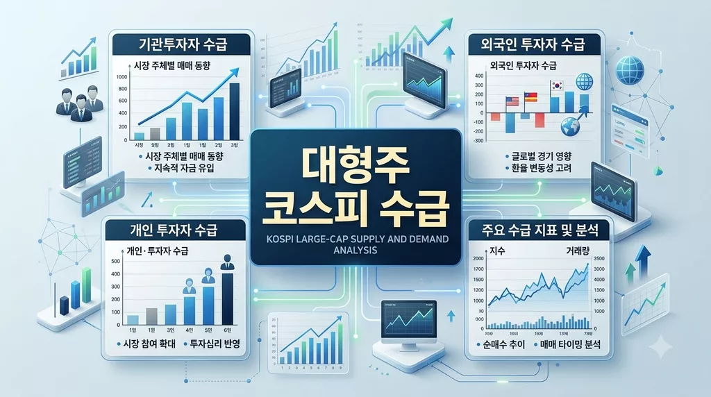 대형주 코스피 수급 왜곡 피하는 법, 삼성전자 순매수 속 하락장 4단계 대응 전략