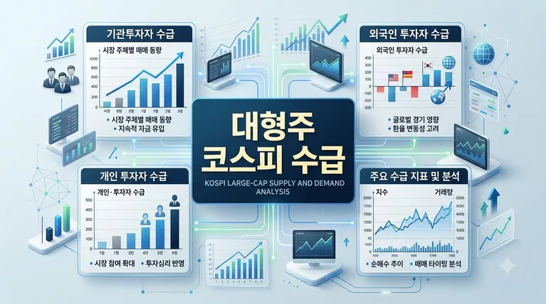 대형주 코스피 수급 왜곡 피하는 법, 삼성전자 순매수 속 하락장 4단계 대응 전략