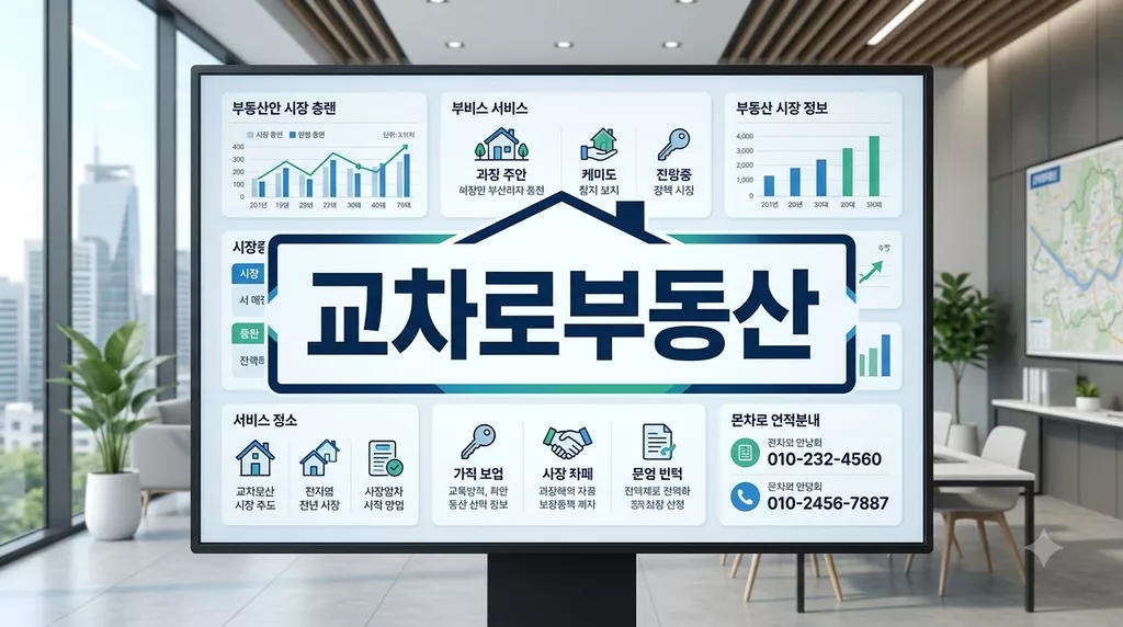 교차로부동산 전국 지역별 바로가기 및 신문그대로보기 총정리