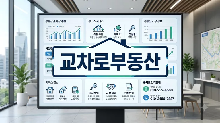 교차로부동산 전국 지역별 바로가기 및 신문그대로보기 총정리