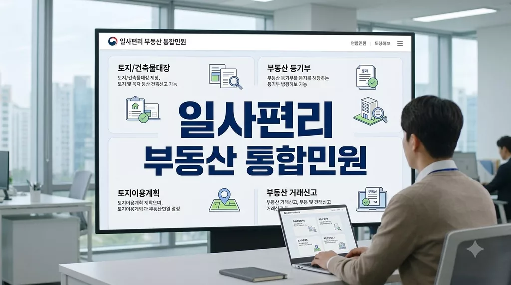 일사편리 부동산 통합민원 홈페이지 바로가기 및 종합증명서 무료 발급법