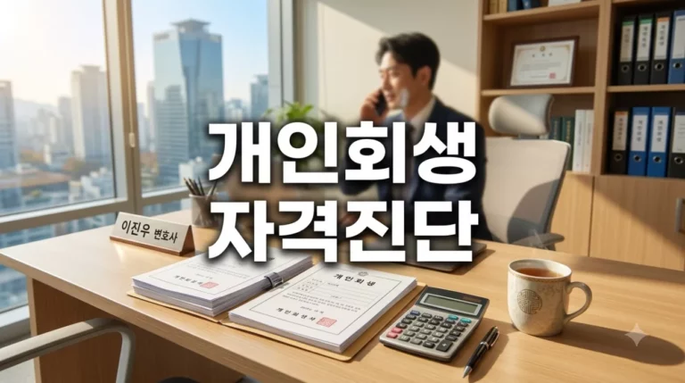 "내 빚도 90% 탕감될까?" 개인회생 vs 파산 자격 요건 10초 자가진단