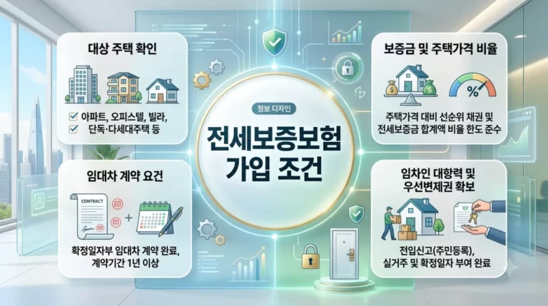 전세보증보험 가입 조건 미달 시 계약 해제, 계약금 전액 반환받는 법