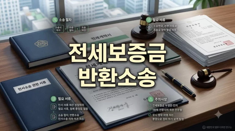 전세보증금 반환소송 절차, 다음 세입자 핑계로 안 줄 때 제때 돌려받는 법