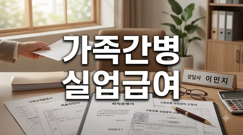 가족 간병 퇴사 실업급여, 부모 간호 30일 요건과 필수 증빙 서류