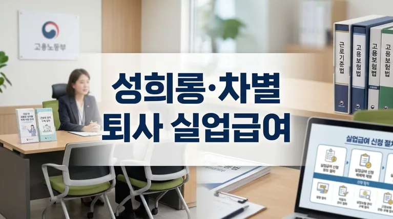 직장내 성희롱 차별 퇴사 실업급여, 고용노동부 신고와 수급자격 인정 절차