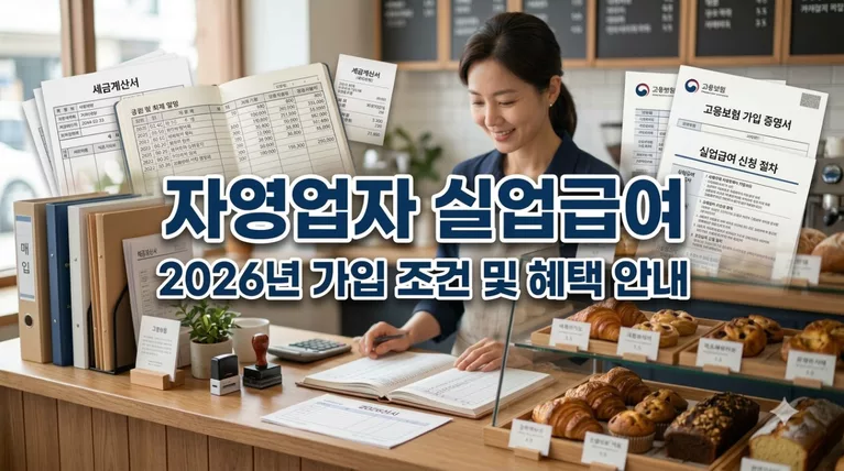 자영업자 실업급여 수급자격, 폐업 사유별 매출 감소 기준과 서류