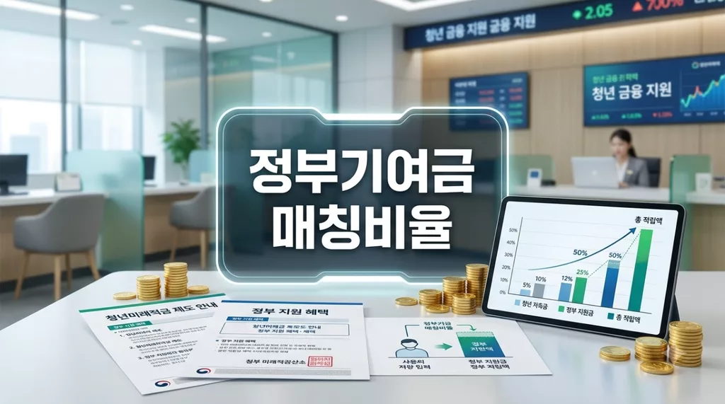 청년미래적금 정부기여금 매칭비율 총정리, 일반형 6% vs 우대형 12% 차이
