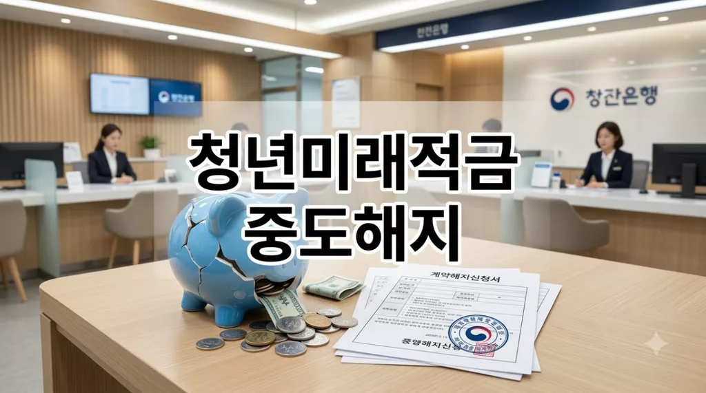 청년미래적금 중도해지 불이익과 위약금, 정부기여금 전액 지키는 특별해지 사유