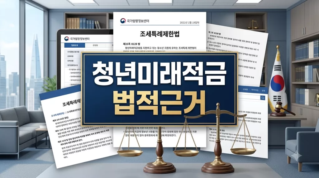 청년미래적금 법적 근거 완벽 정리, 조세특례제한법 비과세와 정부기여금 원리