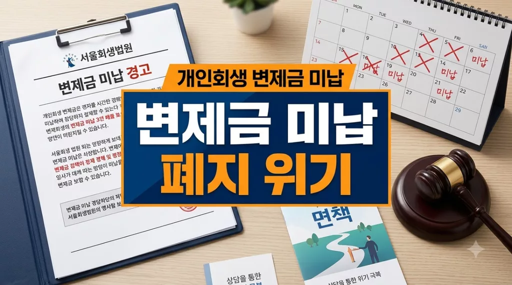 변제금 미납으로 인한 개인회생 폐지 위기: 납부 유예 및 긴급대출 대안