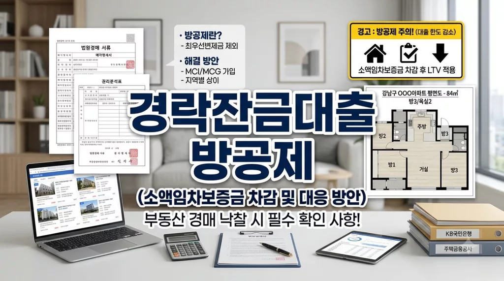 경락잔금대출 80% 믿었다가 보증금 날릴라: 방공제 5,500만 원 차감 피하는 법
