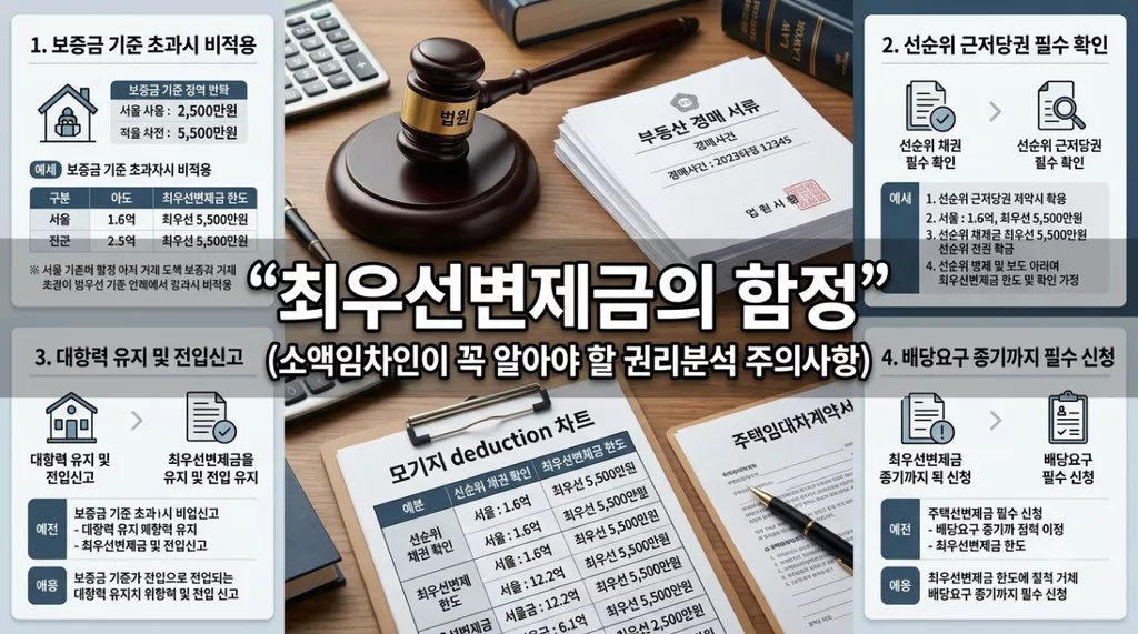 소액임차인 최우선변제금의 함정: 내 경락대출 한도를 갉아먹는 원리