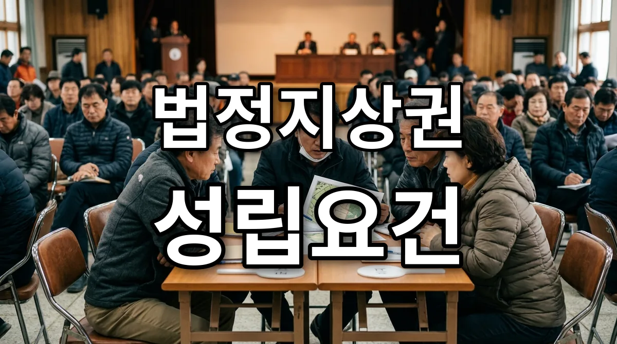 법정지상권 성립요건