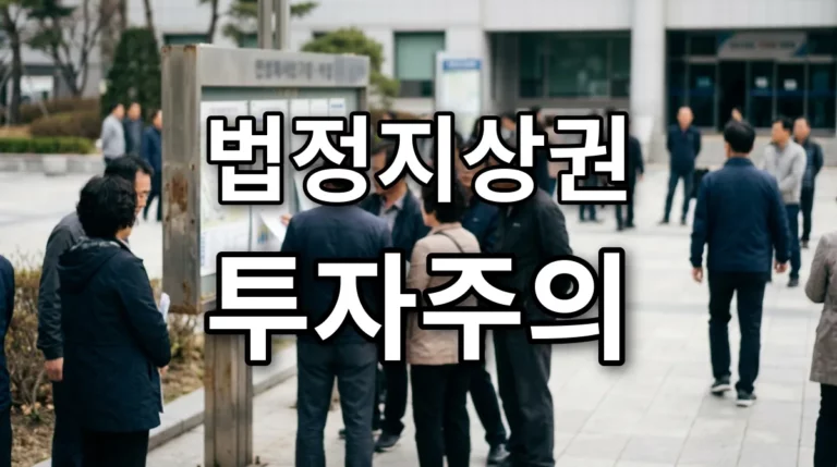 법정지상권 투자주의