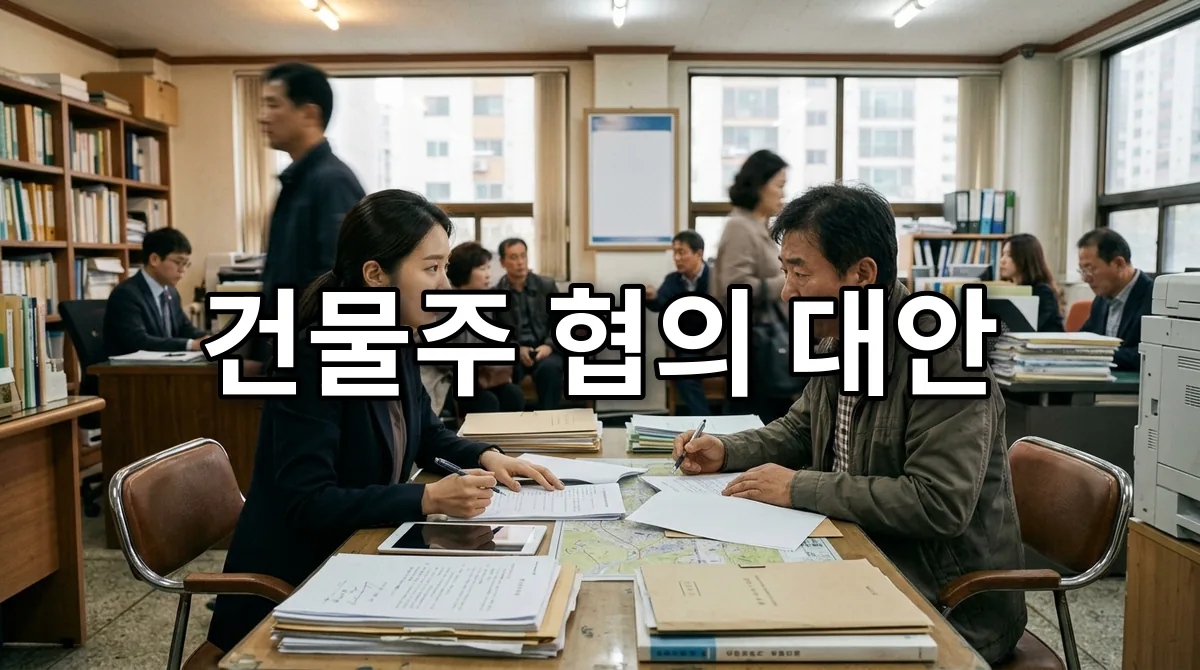 건물주 협의 대안
