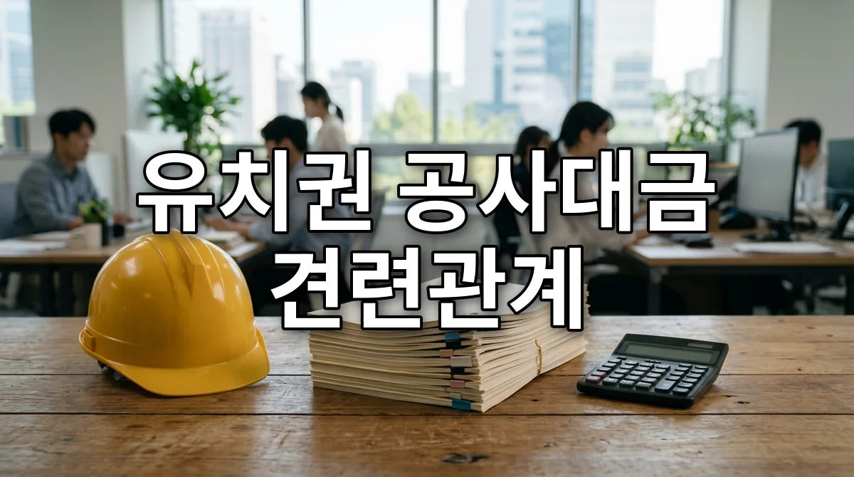 유치권 공사대금 견련관계