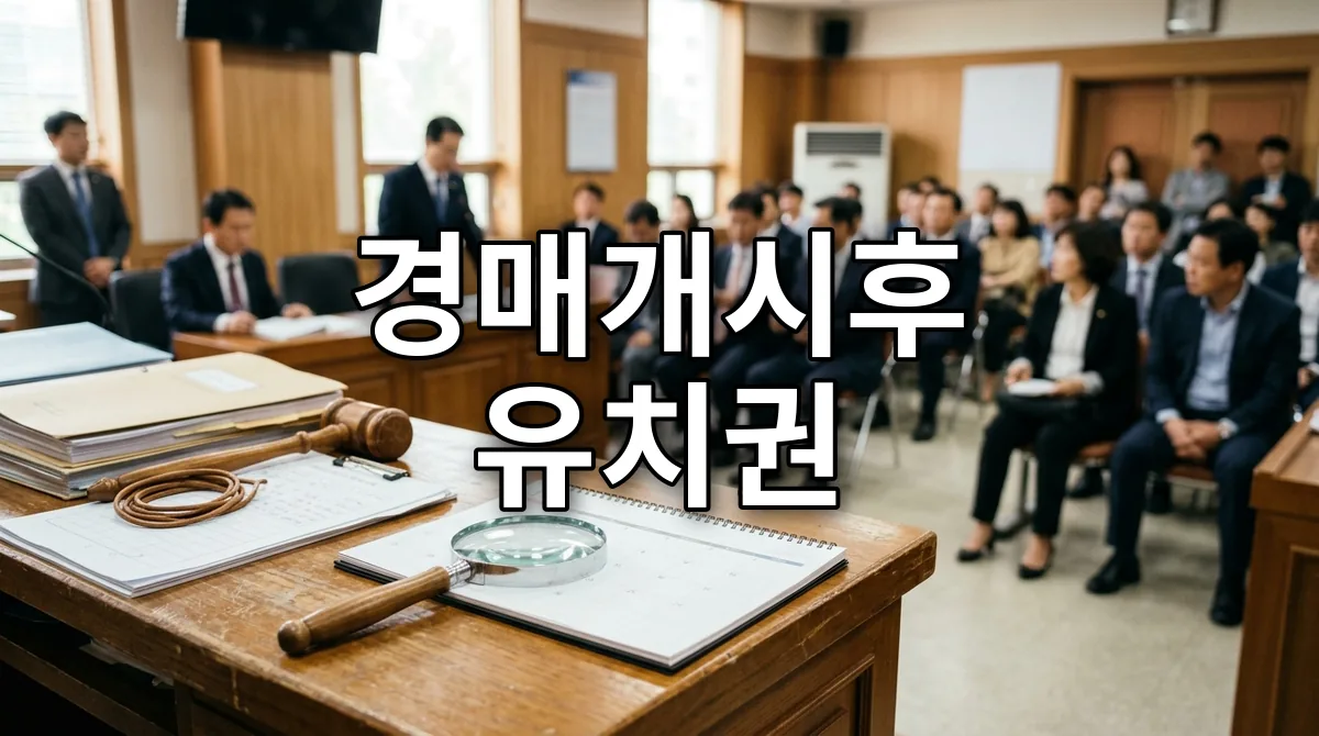 경매개시후 유치권