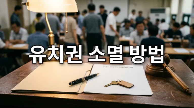 유치권 소멸 방법