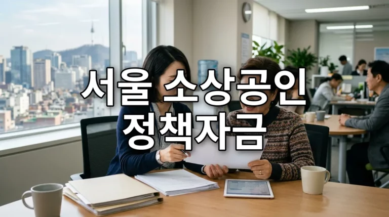 서울 소상공인 정책자금