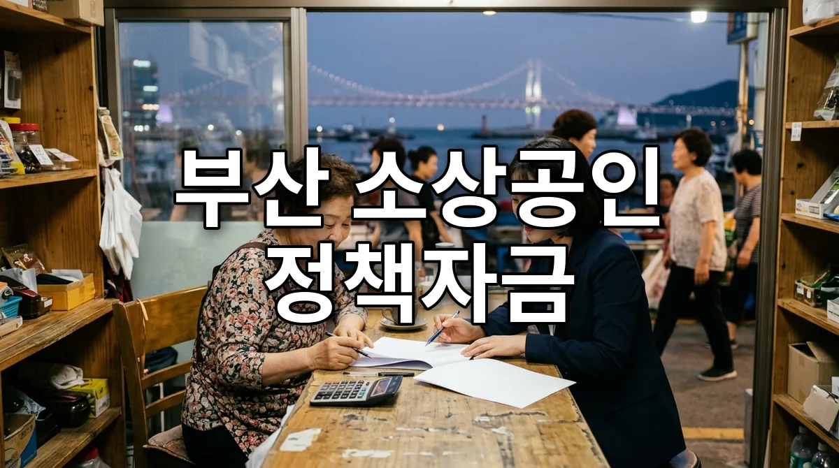 부산 소상공인 정책자금