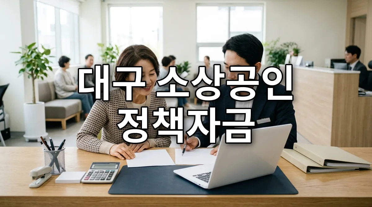 대구 소상공인 정책자금