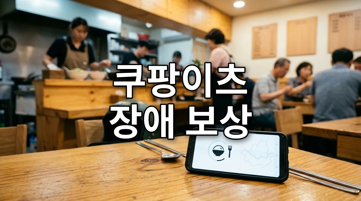 쿠팡이츠 장애 보상
