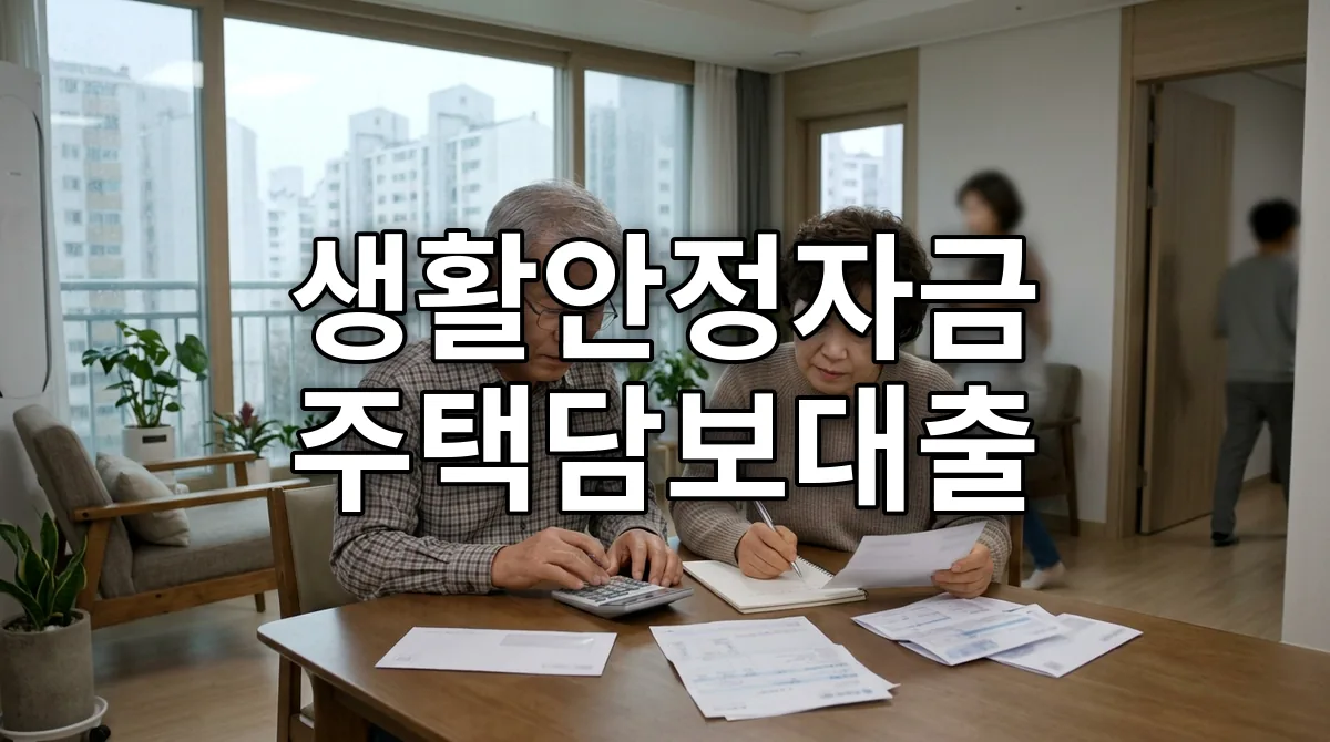 생활안정자금 주택담보대출