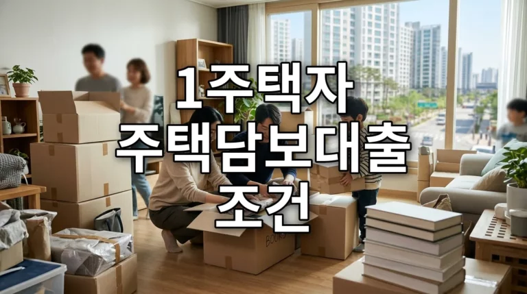 1주택자 주택담보대출 조건