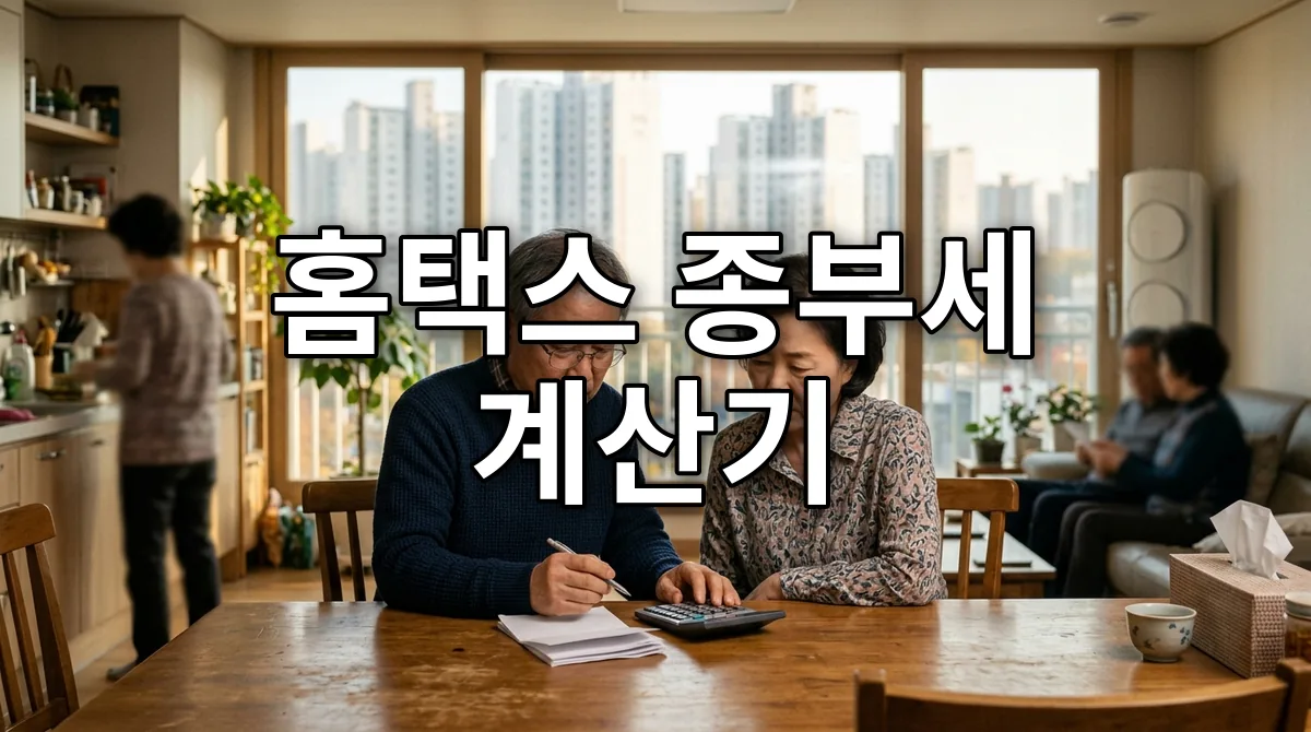 홈택스 종부세 계산기
