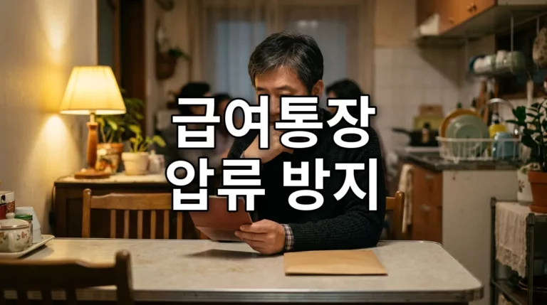 급여통장 압류 방지
