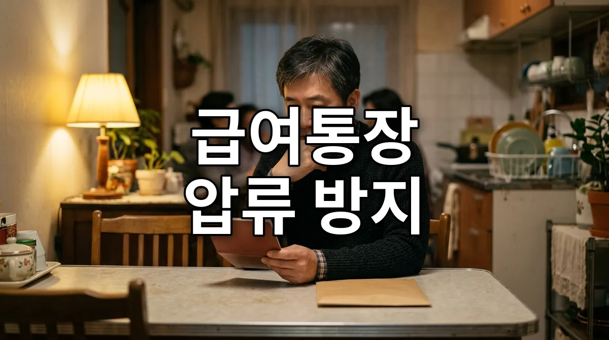 급여통장 압류 방지