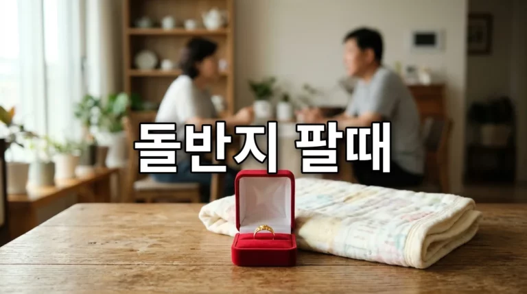 돌반지 팔때