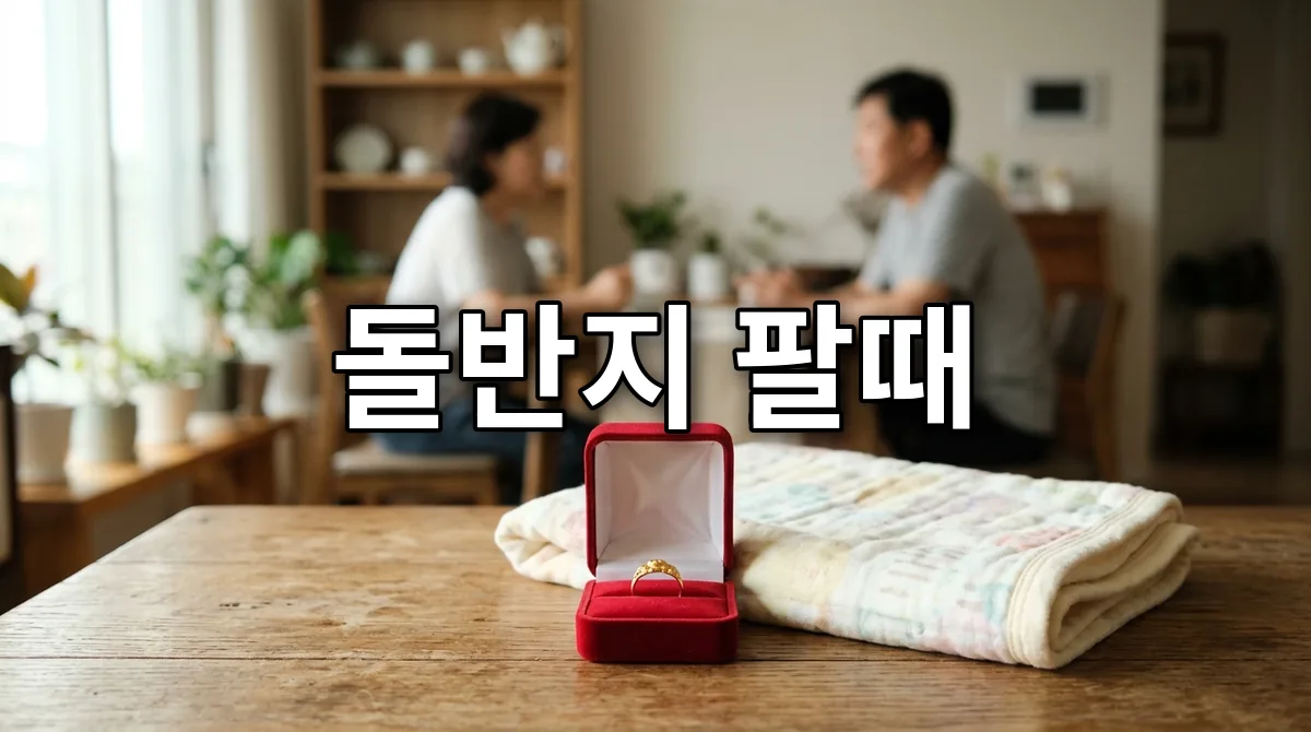 돌반지 팔때